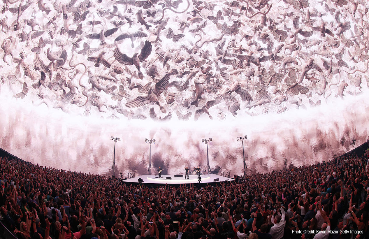 U2のMSGスフィア公演